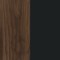 Walnut / Black Linoleum