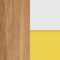  Oak Dark Oil / White / Yellow