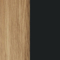 Oak Dark Oil / Black Linoleum