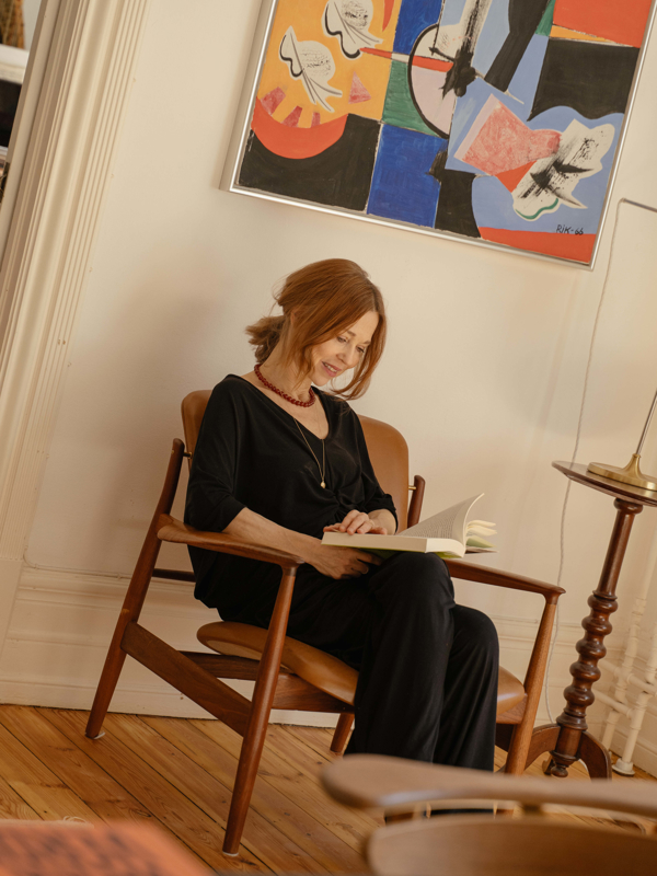 Katrine in the France chair, which she has had for around eight years.
